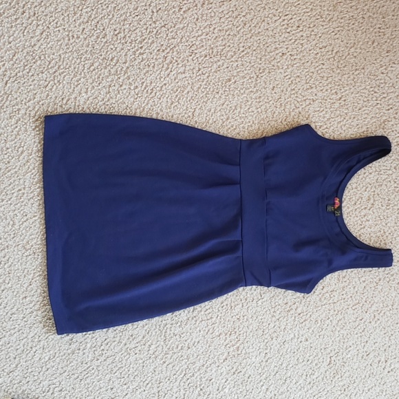 Beautiful Purple Dress w Soft Pleats & Stretch - Picture 11 of 11